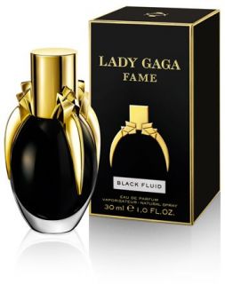 Lady Gaga Fame Black Fluid Eau De Parfum Spray 30ml   Free Delivery 