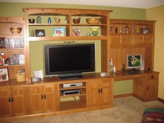 Woodworking Projects Cabinets   Mission Wall Unit   Rockler
