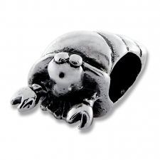 BS 201 Authentic Biagi Silver Hermit Crab