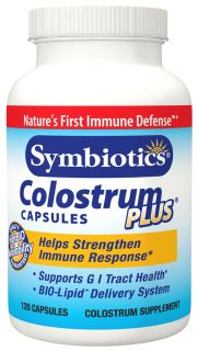 Symbiotics   Colostrum Plus   120 Capsules Natures First Immune 