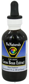 NuNaturals   Pure Liquid Cocoa Bean Extract   2 oz. Concentrated 