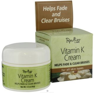 Reviva Labs   Vitamin K Cream   1.5 oz. Helps Fade and Clear Bruises