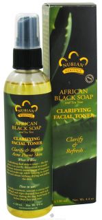 Nubian Heritage   African Black Soap Clarifying Facial Toner   4.4 oz.