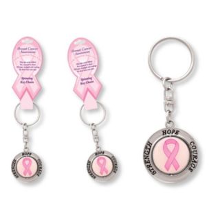 Pink Ribbon Button. 3½. 1 package.