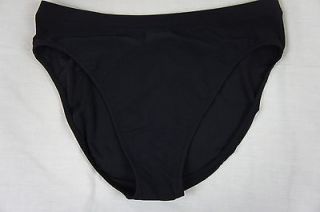 Bikini Swim Bottom Profile By Gottex Sz 10 Solid Black Swimwear 