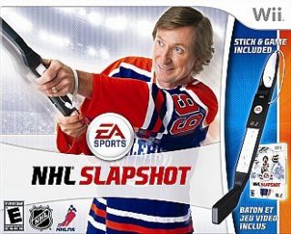NHL Slapshot (Game & Hockey Stick) (Wii, 2010)   BRAND NEW