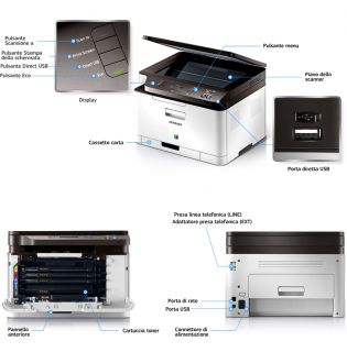 SAMSUNG CLX 3305   Multifunzione Laser   UniEuro