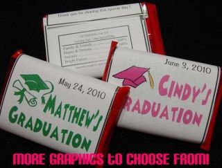 Graduation ~ Graduate ~ Kit Kat Candy Wrappers Personalized Party 