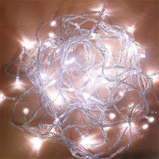 New White 20M 200 LED Christmas Fairy Party String Lights, Waterproof