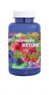 Raspberry Ketone with African Mango Advanced Weight Loss 60 caps 1200 