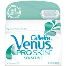 Gillette Venus Proskin Sensitive Blades X 3   Free Delivery 