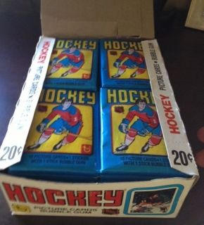    80 TOPPS HOCKEY UNOPEN UNSEARCHED BOX PSA WAYNE GRETZKY ROOKIES