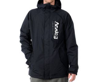 Analog Accord Snowboarding Jacket Black M L XL New  All 