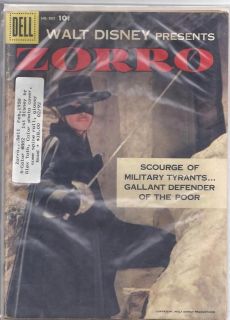 Zorro #882 Walt Disney Dell Comics Good+ Book 1st Toth  