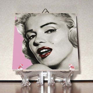 Marilyn Monroe Ceramic Tile 100% Hand Made from Italy Mod.4C