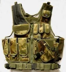   Versatile Deluxe Vest Adjustable Straps  Paintball Airsoft Hunting