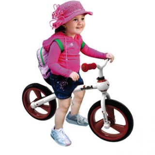 Balance bikes have no stabilisers or pedals, helping your child 