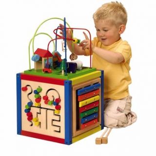 Wooden Multi Activity Cube   Toys R Us   Britains greatest toy store 