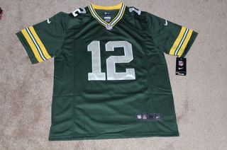   New Nike Aaron Rodgers Green Bay Packers Mens Jersey Medium Size 48