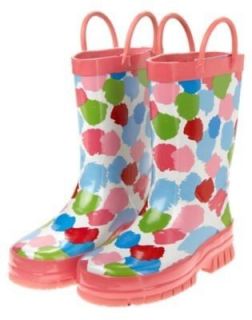 GYMBOREE Burst of Spring Watercolor Pink Blue Green Rain Boots NEW 