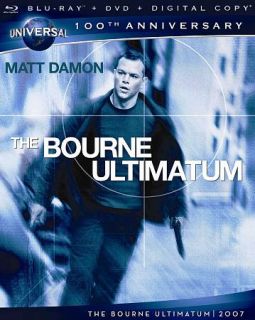 The Bourne Ultimatum Blu ray DVD, 2011, Canadian 100th Anniversary 