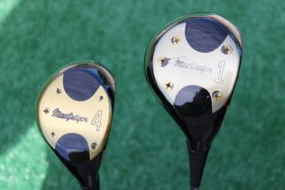 MACGREGOR TOMMY ARMOUR AT1W PERSIMMON DRIVER & WOOD SET