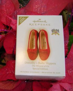 HALLMARK RUBY SLIPPERS HALLMARK ORNAMENT 2009  SOLD OUT