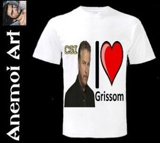 CSI Gil Grissom William Peterson T shirt T Shirt secret santa gift 
