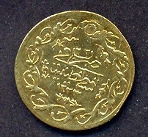 OTTOMAN EMPIRE GOLD COIN,MOHAMAD II,1223/26,1.​6g