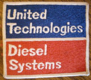 United Technologies Diesel Systems Embroidered Patch