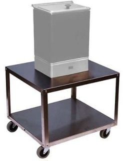 Cart, Stainless Steel, 2 Shelf, NEW Hydrocollator Cart, 19 x 21 
