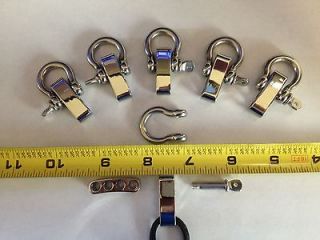 Newly listed Adjustable Shackles Stainless Steel for Paracord Survival 