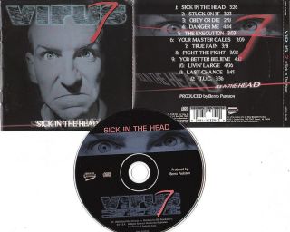 Virus 7 Sick In The Head CD 2000 Metal Blade 3984 143392 Henk Shermann 