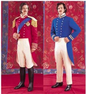 Butterick 3723 SEWING PATTERN Mens Uniform Tail Coat Prince Napoleon 