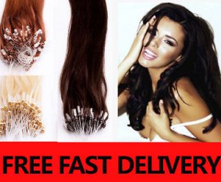   LOOP MICRO RING 100% HAIR EXTENSIONS FAST DELIVERY(stick tip bond u
