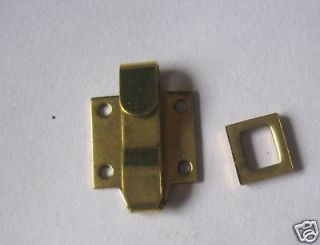 SLOUCH HAT SIDE CLIP BRASS AUST.MADE WW11 4 SETS for only $6.00 