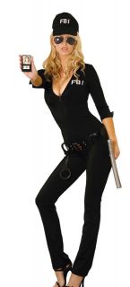 Sexy FBI Agent Halloween Costume by Elegant Moments Womens size Small 
