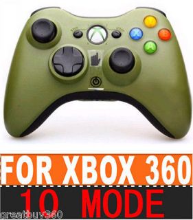 GREEN SPLATTER MW3 32 Mode RAPID FIRE Modded Xbox 360 COD Controller 