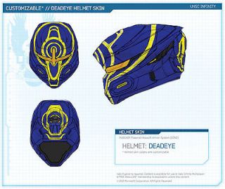 HALO 4 DEADEYE HELMET RARE OUT OF PRODUCTION GREAT XMAS GIFT SOLD OUT 