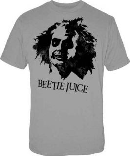 Beetlejuice Movie Michael Keaton Face Graphic Design Mens T Shirt