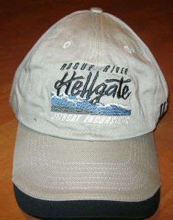 ROGUE RIVER HELLGATE JETBOAT EXCURSIONS ADULT MENS SLOUCH BASEBALL CAP 