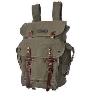 NEW WWII Backpack Vintage Style Heavy Duty Canvas Bag