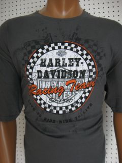   HARLEY DAVIDSON ** Charcoal Racing Team ** T SHIRT Greenville, SC