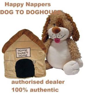 HAPPY NAPPERS  DOG HOUSE PUPPY HAPPY NAPPER  NEW PERFECT PLAY PILLOW 