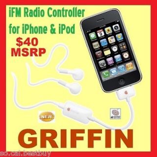 GRIFFIN iFM Radio Controller for iPod & iPhone 4 3Gs 3G