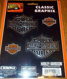 Harley Davidson Chroma Classic Graphix Decals Stickers for Auto Truck 