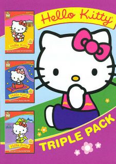 Hello Kitty Triple Pack DVD, 2011, 2 Disc Set