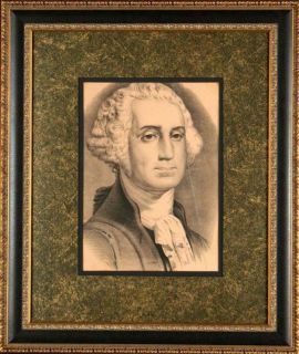 Portrait of George Washington Currier & Ives lithograph