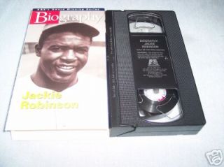 Biography Jackie Robinson (1991, VHS)
