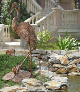 Bronze Heron Statue   Bronze Statue